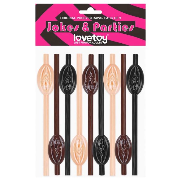 Lovetoy - Pikante Rietjes Set (naturel-bruin-zwart)