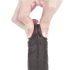 Lovetoy Sliding-Skin - dubbel laag dildo - 18cm (bruin)