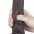 Lovetoy Sliding-Skin - 23cm dubbelgelaagde dildo (bruin)