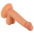 Mr. Rude - Realistische dildo met zuignap en ballen - 17 cm (naturel)