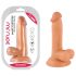 Mr. Rude - Realistische dildo met zuignap en ballen - 17 cm (naturel)