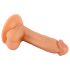 Mr. Rude - Realistische dildo met zuignap en ballen - 17 cm (naturel)