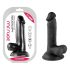 Mr. Rude - Realistische zuignap dildo met ballen - 17cm (zwart)