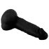 Mr. Rude: Realistische zuignap dildo met ballen - 19 cm (zwart)