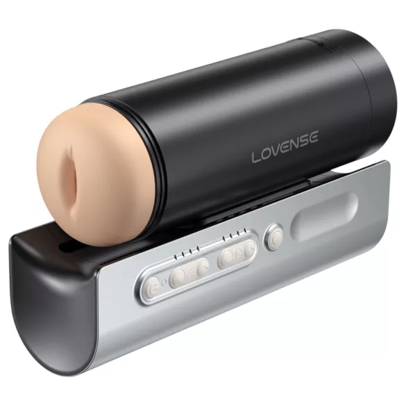 Lovense Solace Pro - app‑gestuurde stotende masturbator voor mannen (zwart)