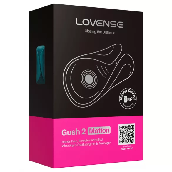 Lovense Gush 2 - app-gestuurde eikelvibrator (turkoois)