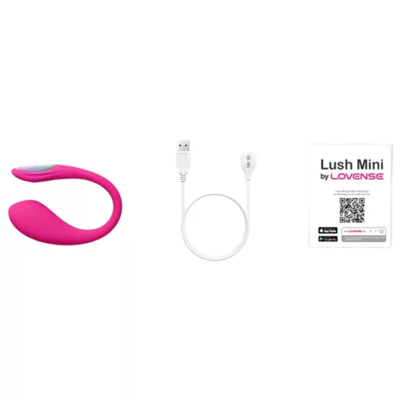 Lovense Lush Mini - draagbaar app-gestuurd vibrerend ei (roze)