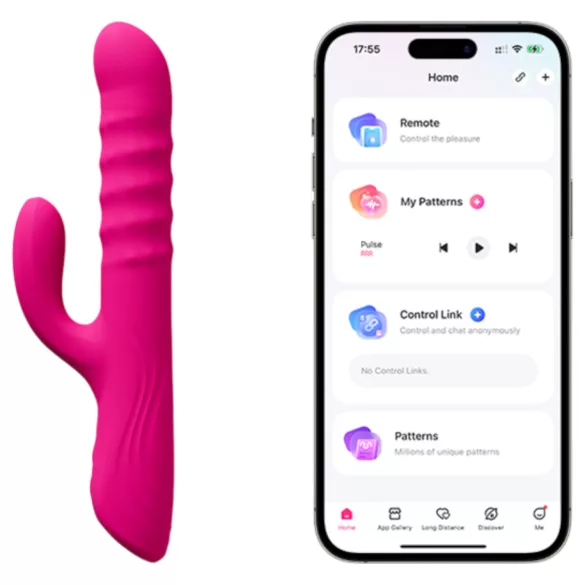 Lovense Velvo - Roterende kralen G-punt- en clitorisstimulerende vibrator
