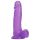 Tracy's Dog Jelly 8 - zuignap dildo met testikels (paars)