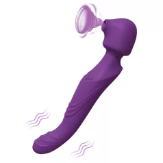   Tracy's Dog - wand vibrator - pulserend massage - siliconen - paars