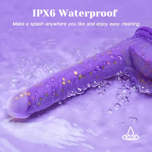 Tracy's Dog Jelivoy - realistische vibrator - 22cm - paars