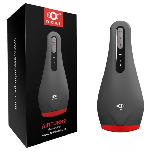 OTOUCH - automatische zuig masturbator - oplaadbaar - zwart