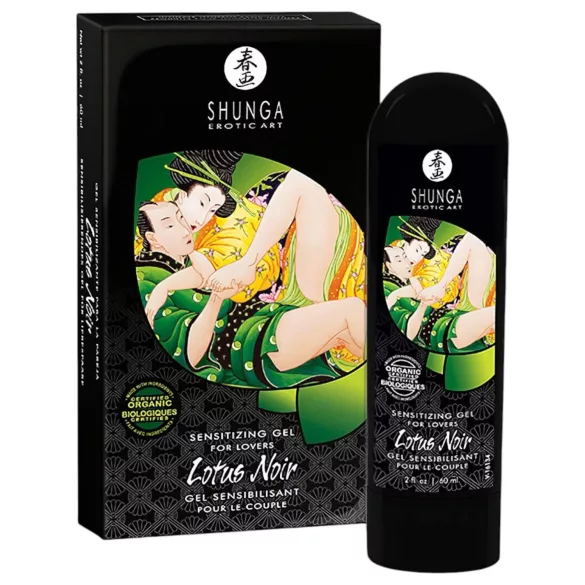 Shunga Lotus Noir - uniseks stimulerende gel (60 ml)