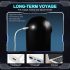 Leopard - Op en neer zuigende vibrator (zwart)