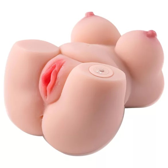 Lonely - levensechte, vibrerende torso-masturbator voor mannen (huidskleurig)