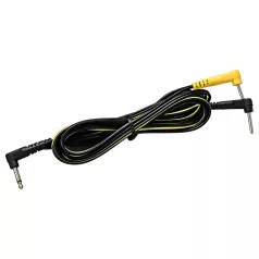 DG-LAB - elektrode­kabel met haakse 2 mm pinnen (zwart)