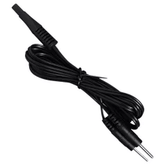 DG-LAB - 2 mm elektrode verleng- en splitkabel (zwart)