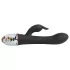 LOVISS Flower - clitoris- en G-spot vibrator met arm (zwart)
