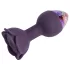LOVISS Flower - anale vibrator met afstandsbediening (paars)