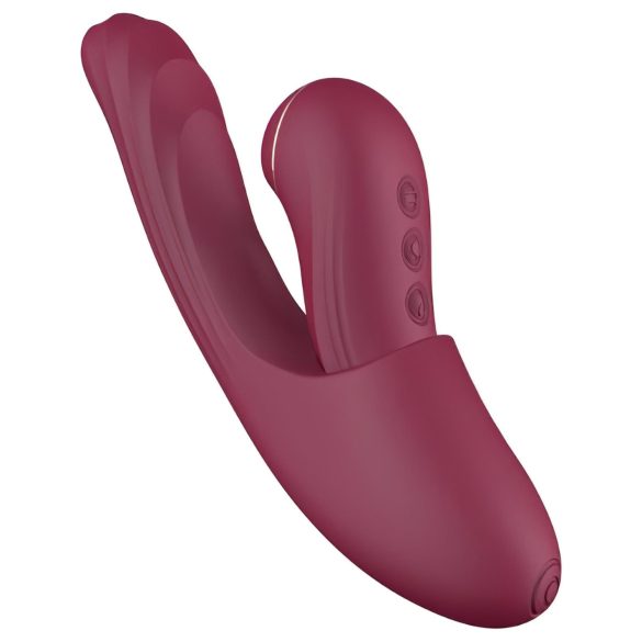 Vibeconnect - 2-in-1 G-spot en clitoris vibrator - rood