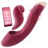 Vibeconnect - 2-in-1 G-spot en clitoris vibrator - rood