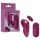 Passion Play - afstandsbedienbare, magnetische slipjesvibrator (bordeaux)