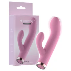 Passion Play - vibrator met clitorisstimulator (roze)
