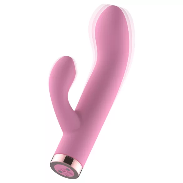 Passion Play - vibrator met clitorisstimulator (roze)