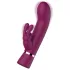 Passion Play - vibrator met clitorisstimulator (bordeaux)