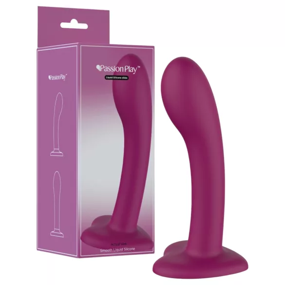 Passion Play - vloeibare siliconen dildo (paars)