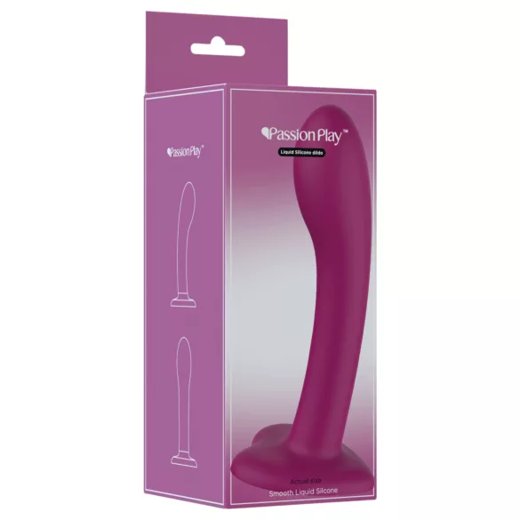 Passion Play - vloeibare siliconen dildo (paars)