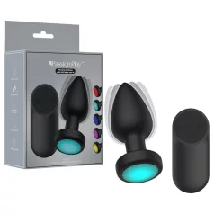 Passion Play - vibrerende anaalplug met LED-licht - maat M