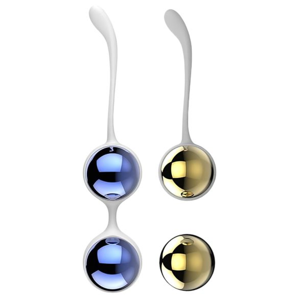 Nalone Yany Love - Verwisselbare Geishaballen Set (Blauw-Goud)