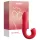 Honey Play Box Joi Thrust 2 - App-gestuurde stotende vibrator met tong (rood)