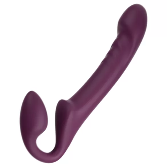Honey Play Box Bliss - strap-on vibrator met roterende kralen - paars