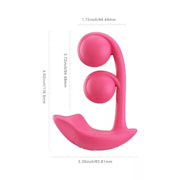 Honey Play Box Melody - vibrator met kralen en app - rood