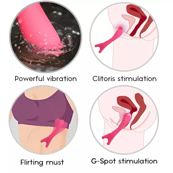 Cotoxo Eiffel Finger - G-spot vibrator - oplaadbaar - rood