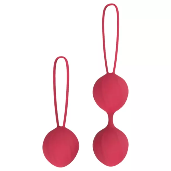 Cotoxo Cherry - Geisha balletjes set - 2-delig - Rood