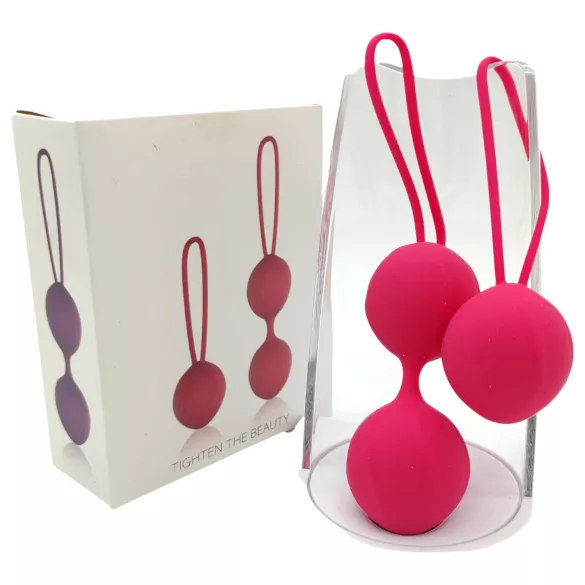 Cotoxo Cherry - Geisha balletjes set - 2-delig - Rood