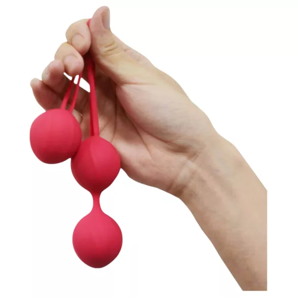 Cotoxo Cherry - Geisha balletjes set - 2-delig - Rood