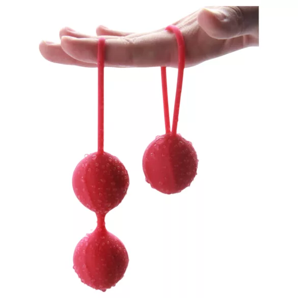 Cotoxo Cherry - Geisha balletjes set - 2-delig - Rood