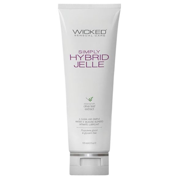 Wicked Simply Hybrid Jelle - glijmiddel op water- en siliconenbasis - 120ml
