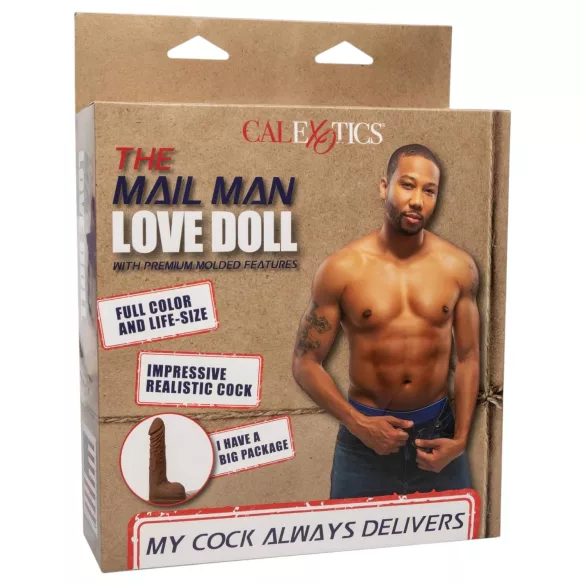 The Mail Man - opblaasbare man - sekspop - huidkleur