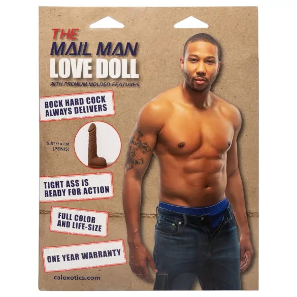 The Mail Man - opblaasbare man - sekspop - huidkleur