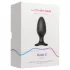 LOVENSE Hush 2 L - kleine oplaadbare anale vibrator (57 mm) - zwart