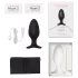LOVENSE Hush 2 L - kleine oplaadbare anale vibrator (57 mm) - zwart