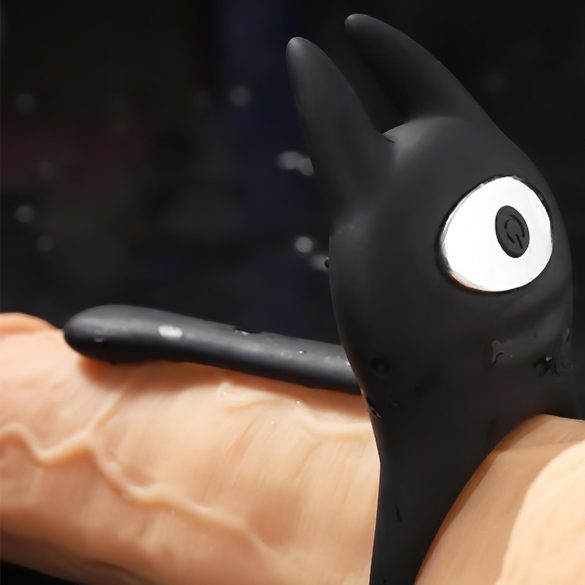 AlvUp - vibrerende penisring met clitorisstimulator (zwart)