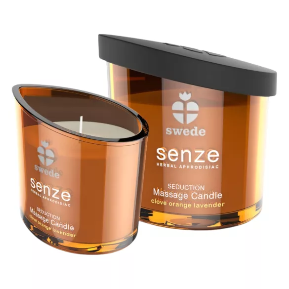 Swede Senze - massagekaars - sinaasappel lavendel - 50ml