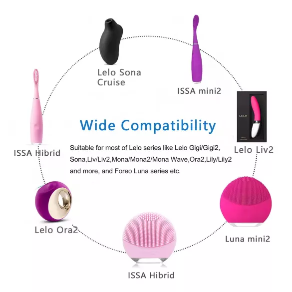 LELO - oplader USB 5V - oplaadkabel - wit