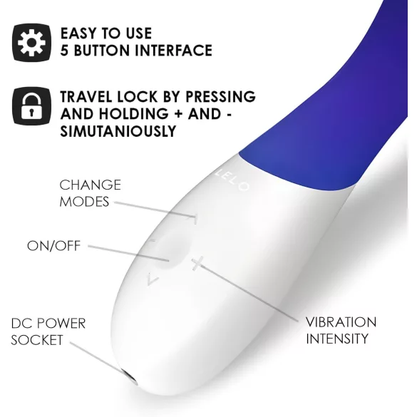 LELO Mona Wave - G-spot vibrator - waterdicht - blauw